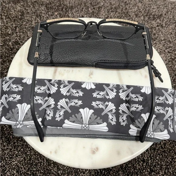Chrome Hearts Vertical Smile II Black/Silver Glasses